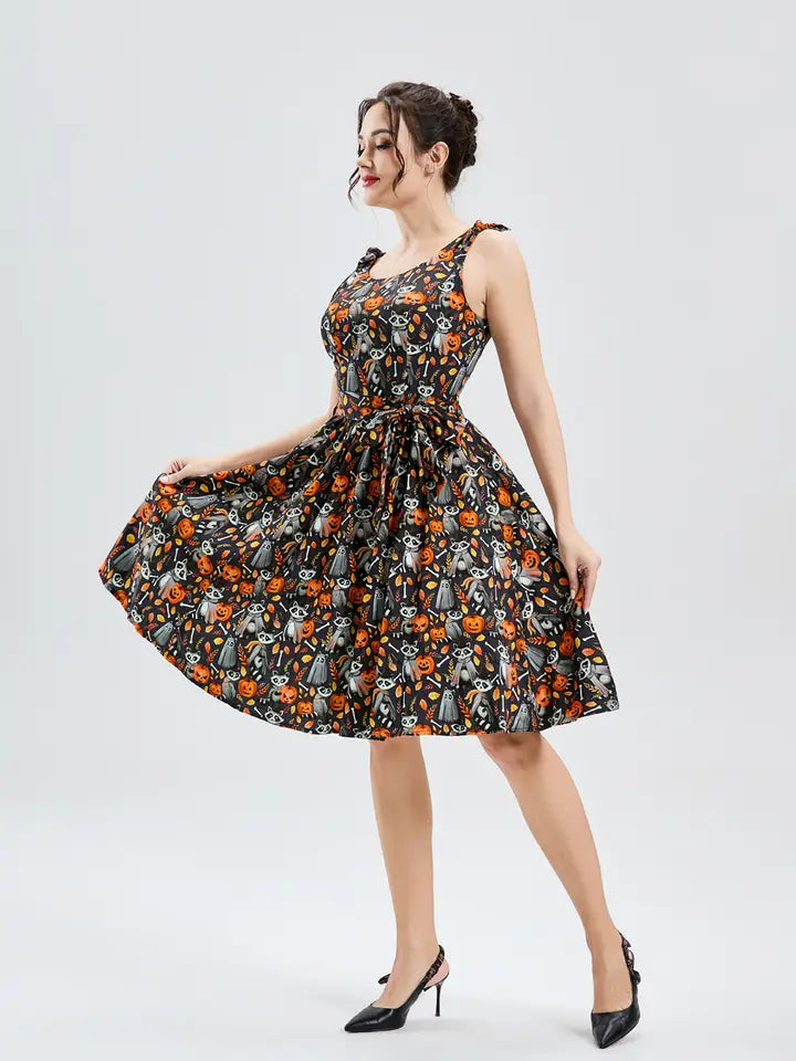 Raccoon Coven Dress