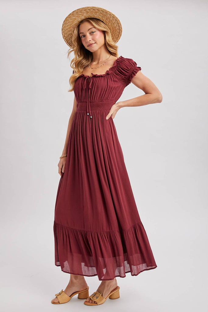 Sugar Plum Wine Maxi Dress