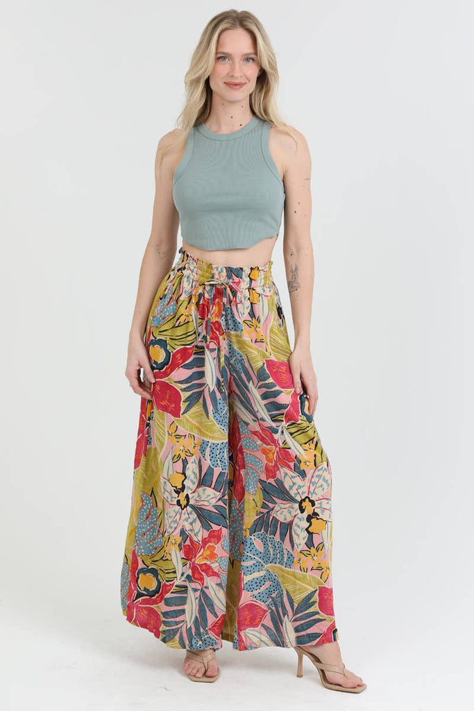 Tunisian Travel Palazzo Pants