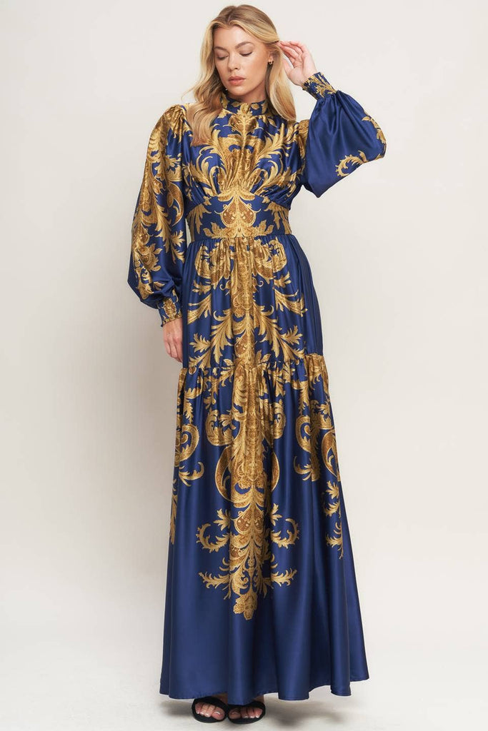Florence Satin Maxi Dress