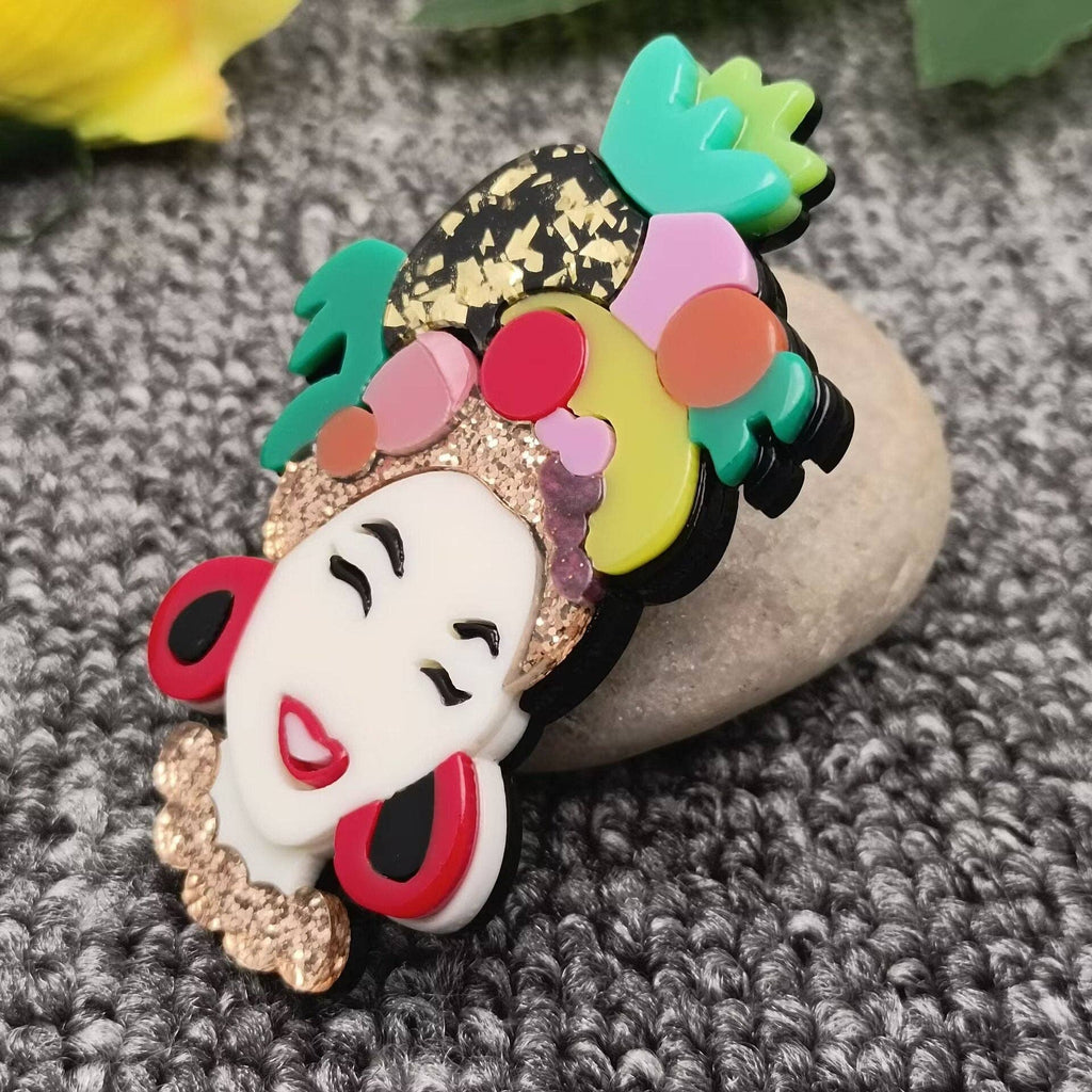 Bonita Chiquita Acrylic Brooch