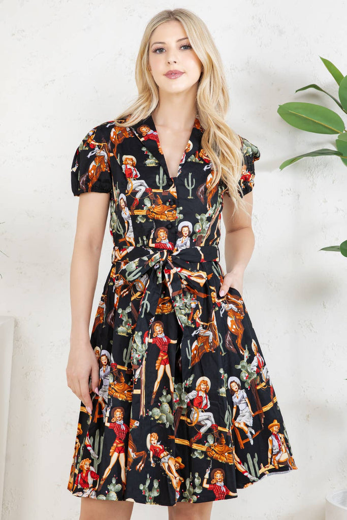Cowgirl Cuties Cotton Dress