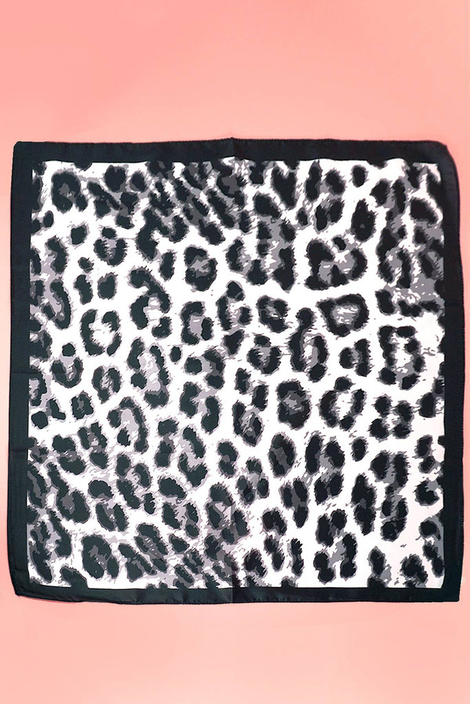 Classic Leopard Silky Scarf