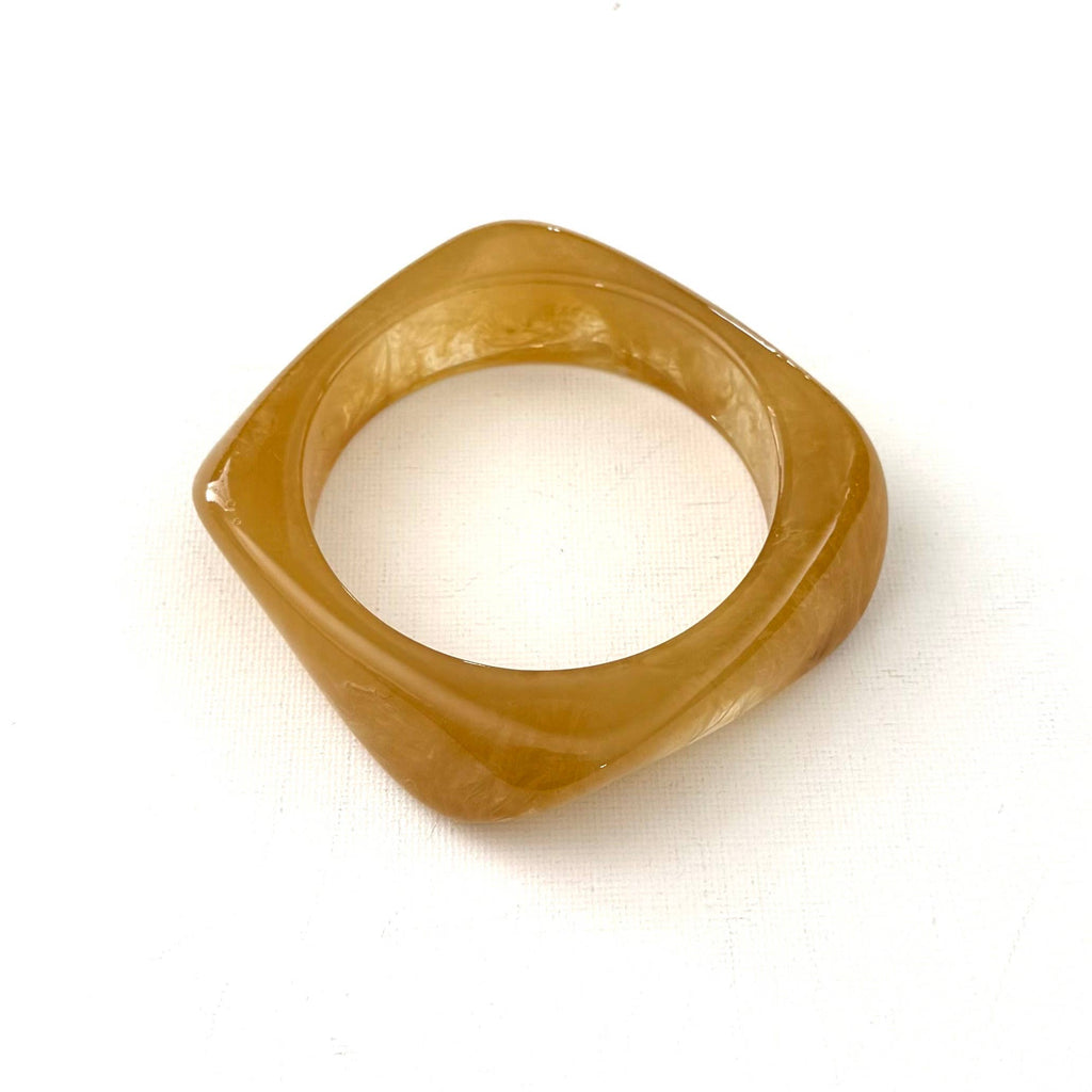 Swirl Acrylic Bangle | Honey