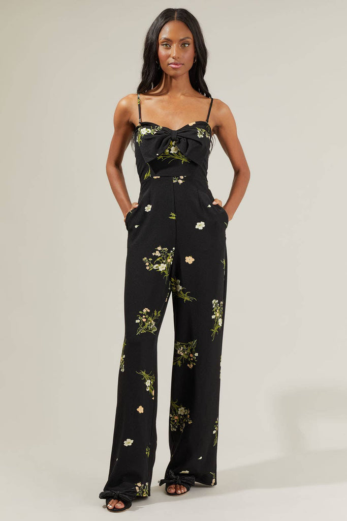 Bow And Bouquet Jumpsuit