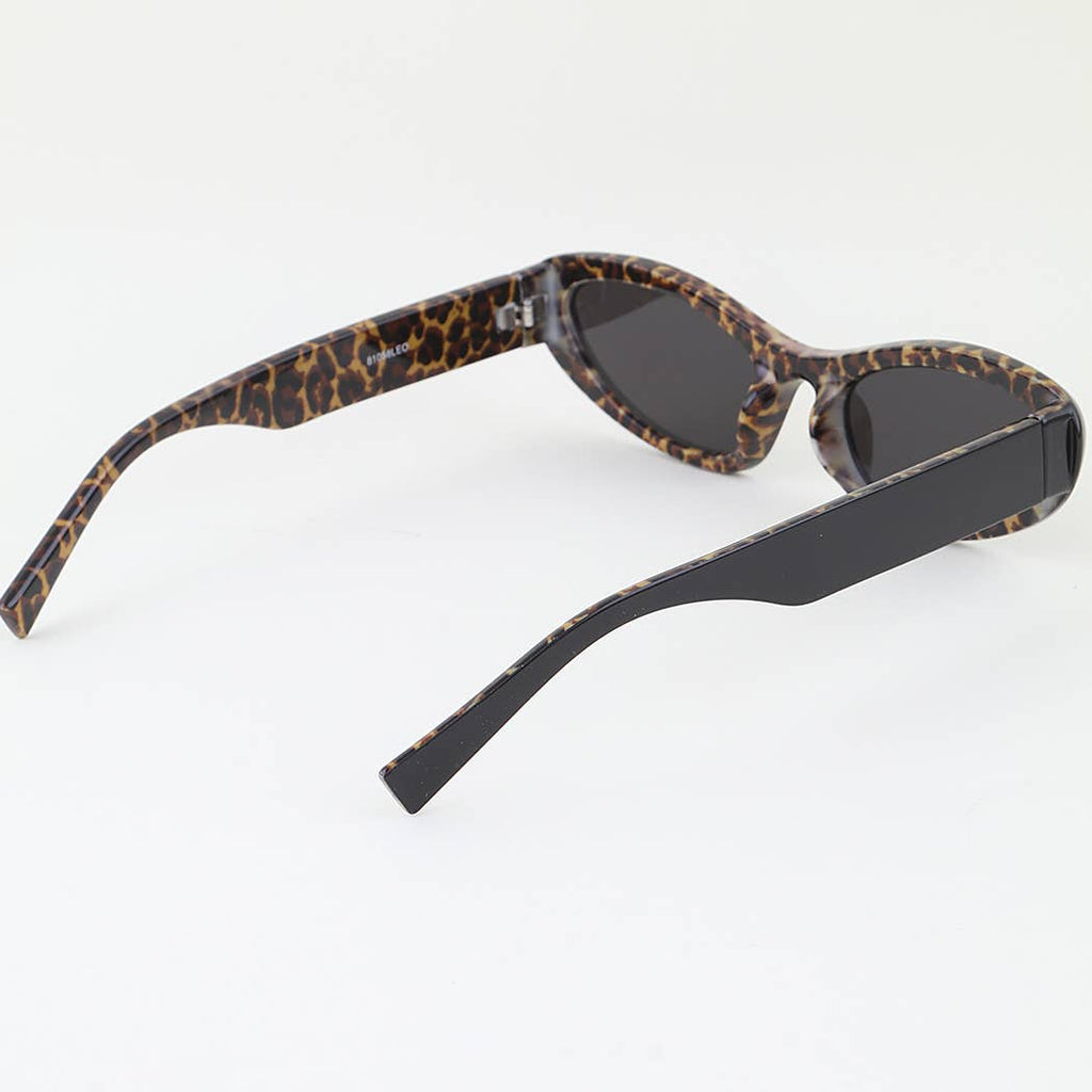 Two Toned Leopard Spy Sunglasses