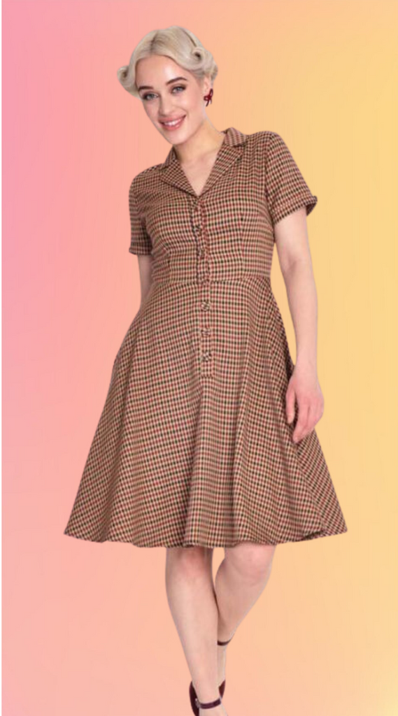 Check It Out Swing Dress