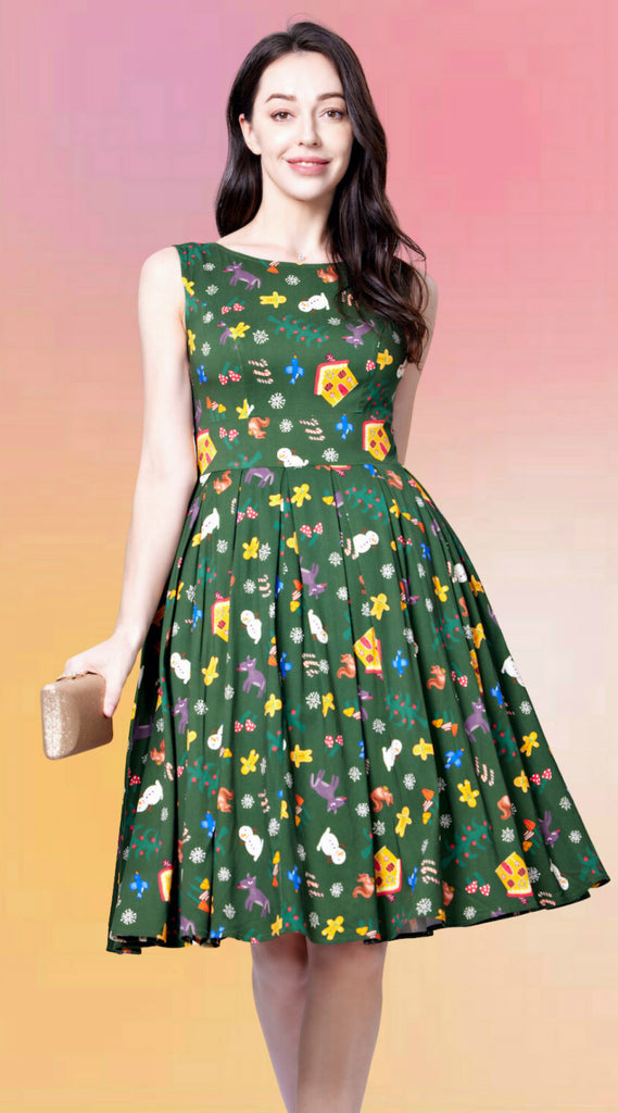 Christmas Classic Swing Dress