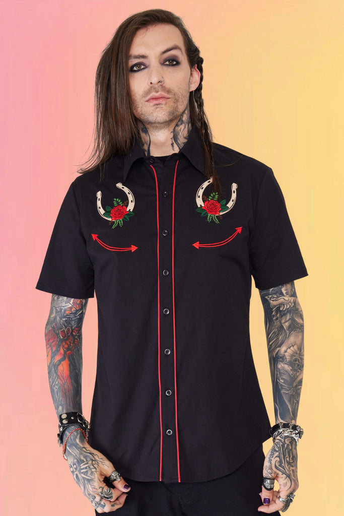 Western Embroidered Unisex Shirt