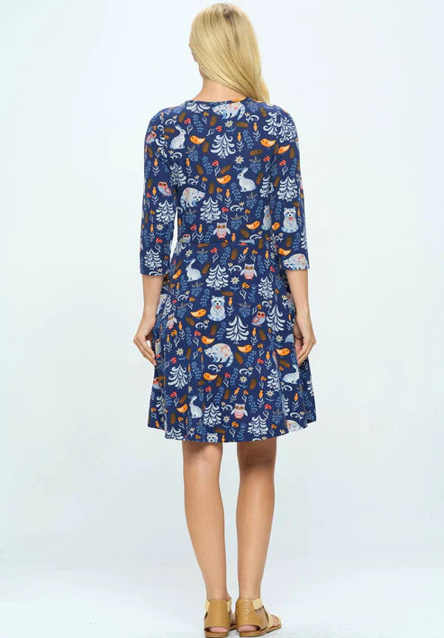 Winter Woodlands Soft Knit Dress