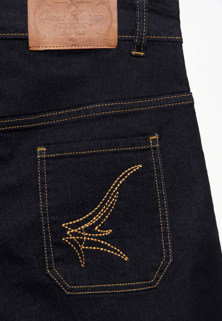 Roadster Denim Shorts: Black