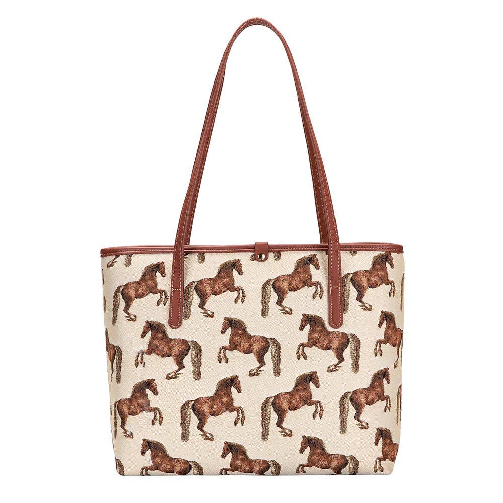 Galloping Horse Gallery Shoulder Bag