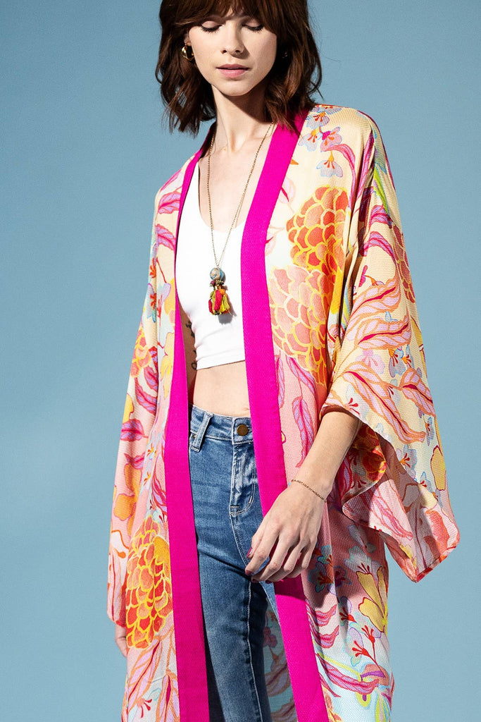 Aurora Petals Blossom Kimono