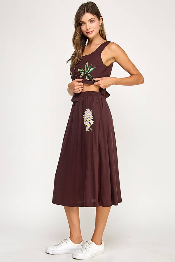 Botanical Beauty Embroidered Set