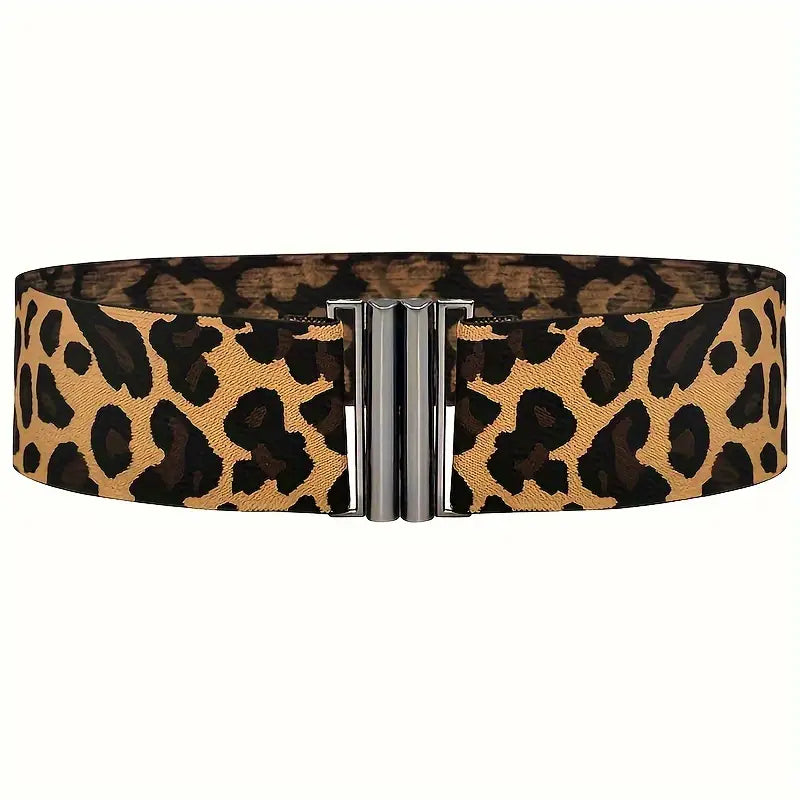 Leopard Elastic Belts