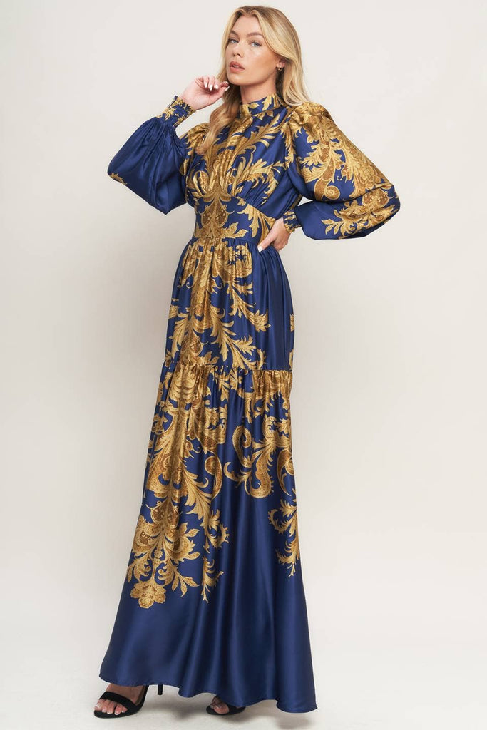 Florence Satin Maxi Dress