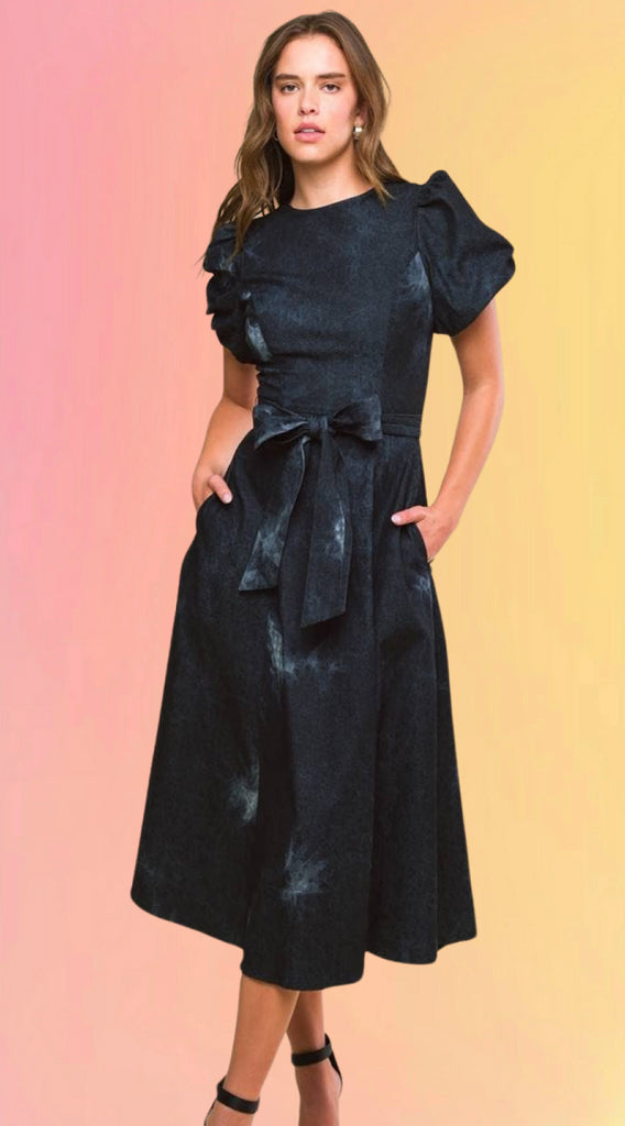Distressed Denim Ballet Dress