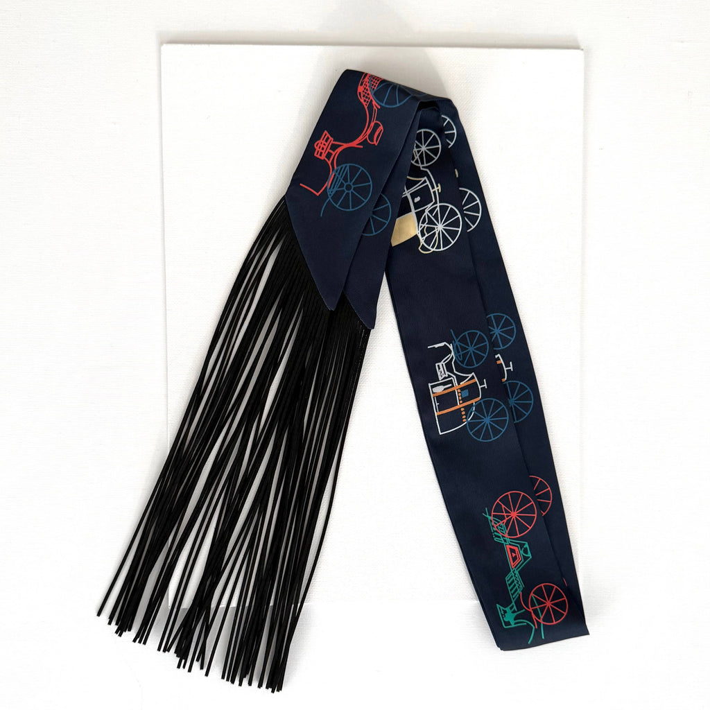 Fringe Scarf | Carriage Pattern
