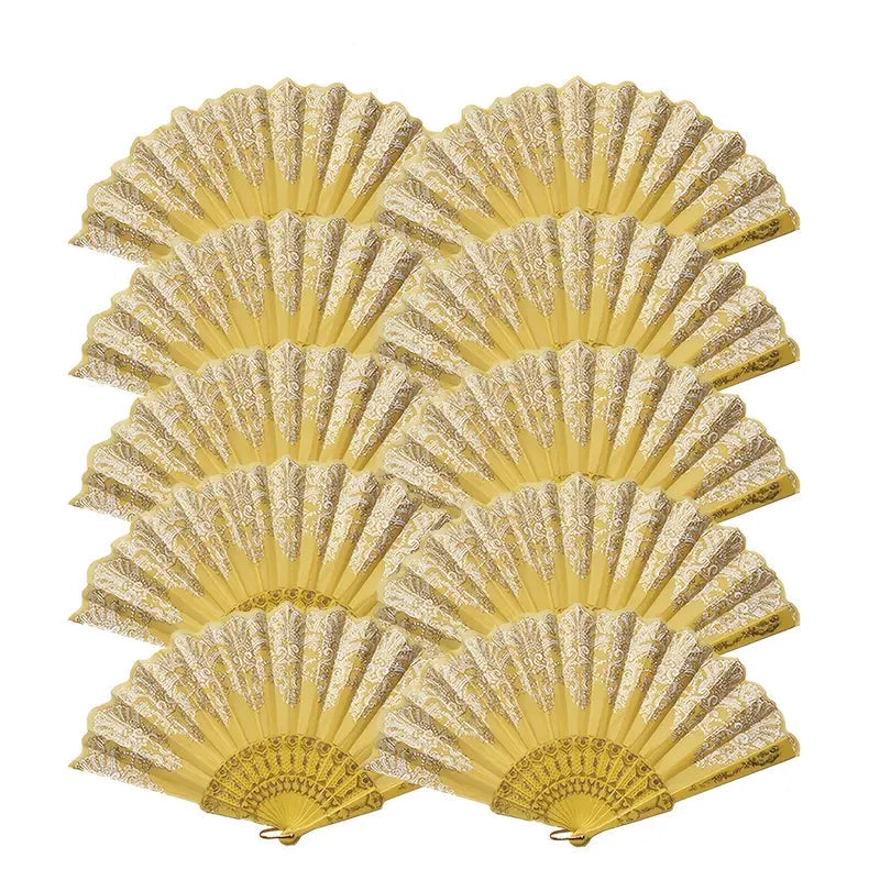 Assorted Hotflash Folding Hand Fans