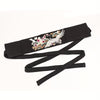 Crane Embroidered Obi Belt