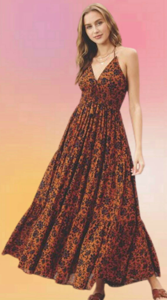 Earth Goddess Maxi Dress