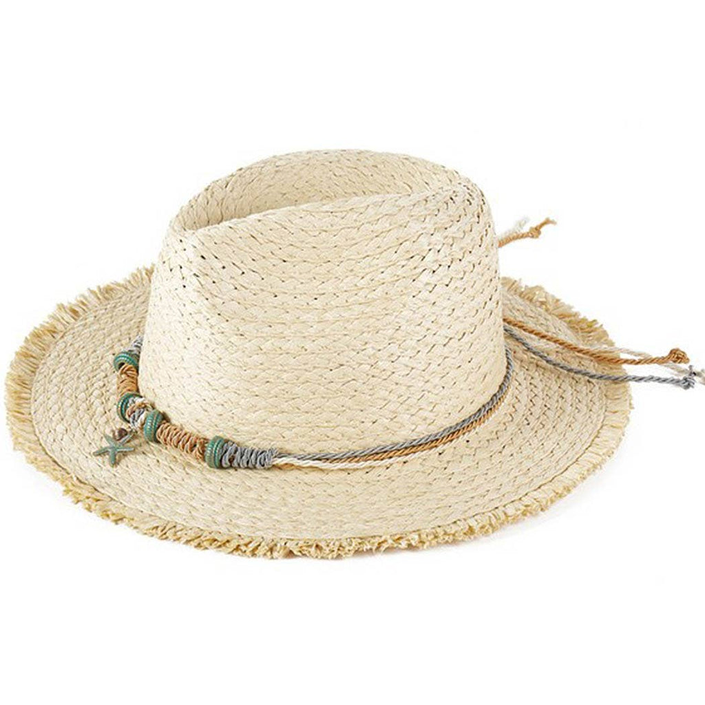 Frayed Brim Sun Hat