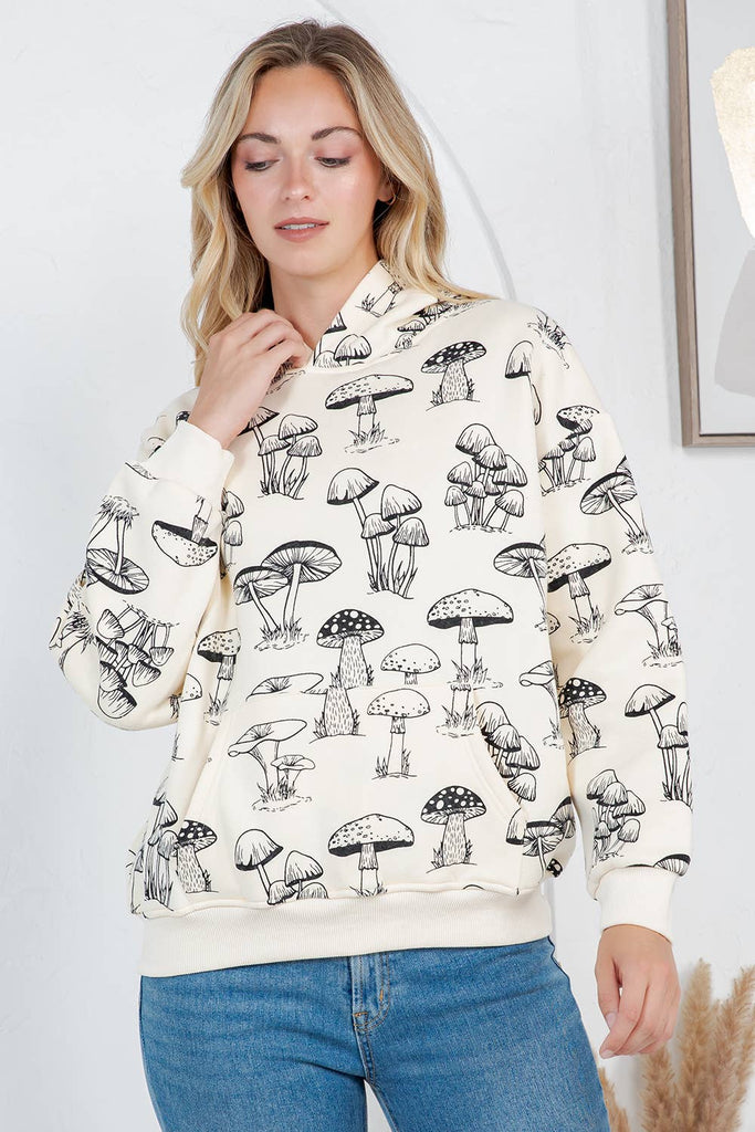 Mushroom For You In My Heart Hoodie