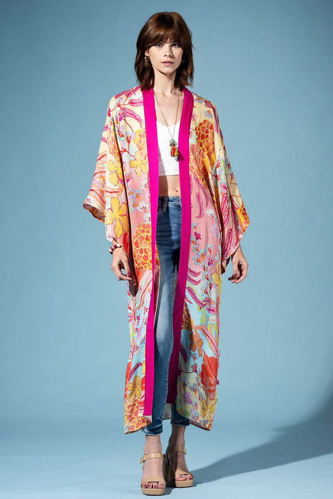 Aurora Petals Blossom Kimono