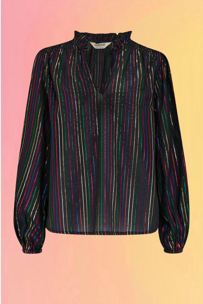 Electra Metallic Rainbow Blouse