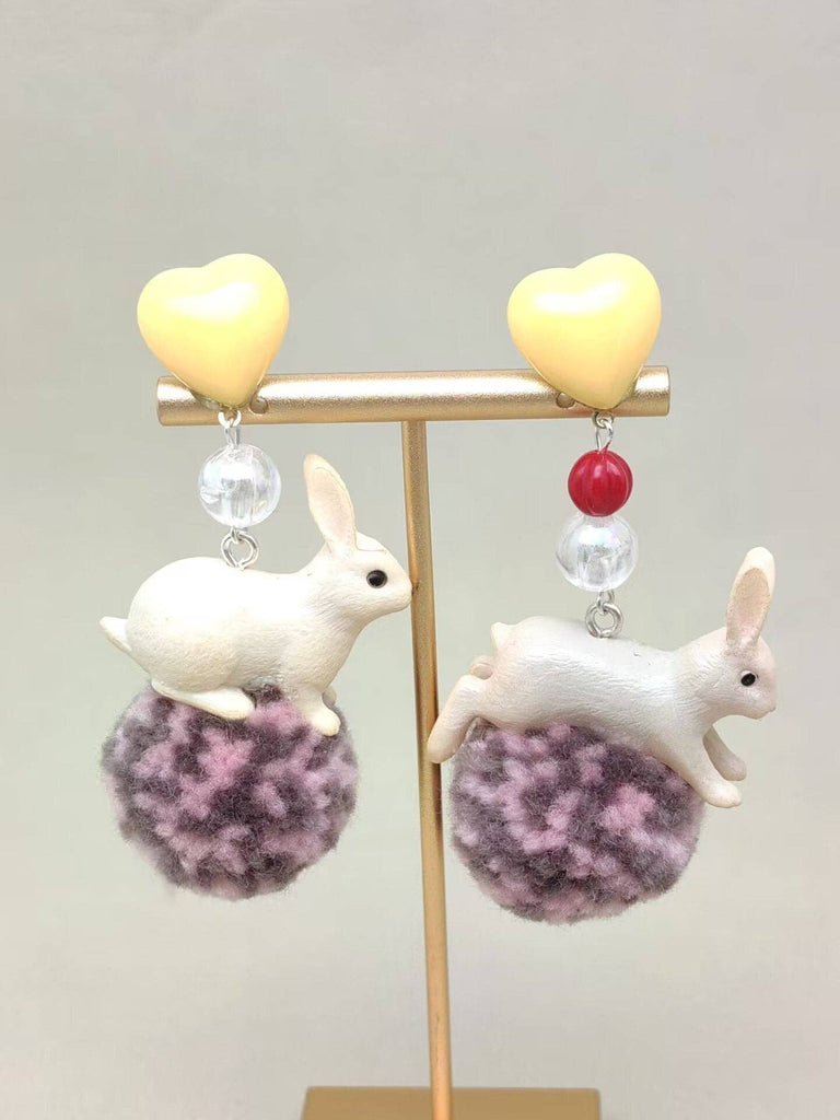 Galatic Love Rabbit Earrings