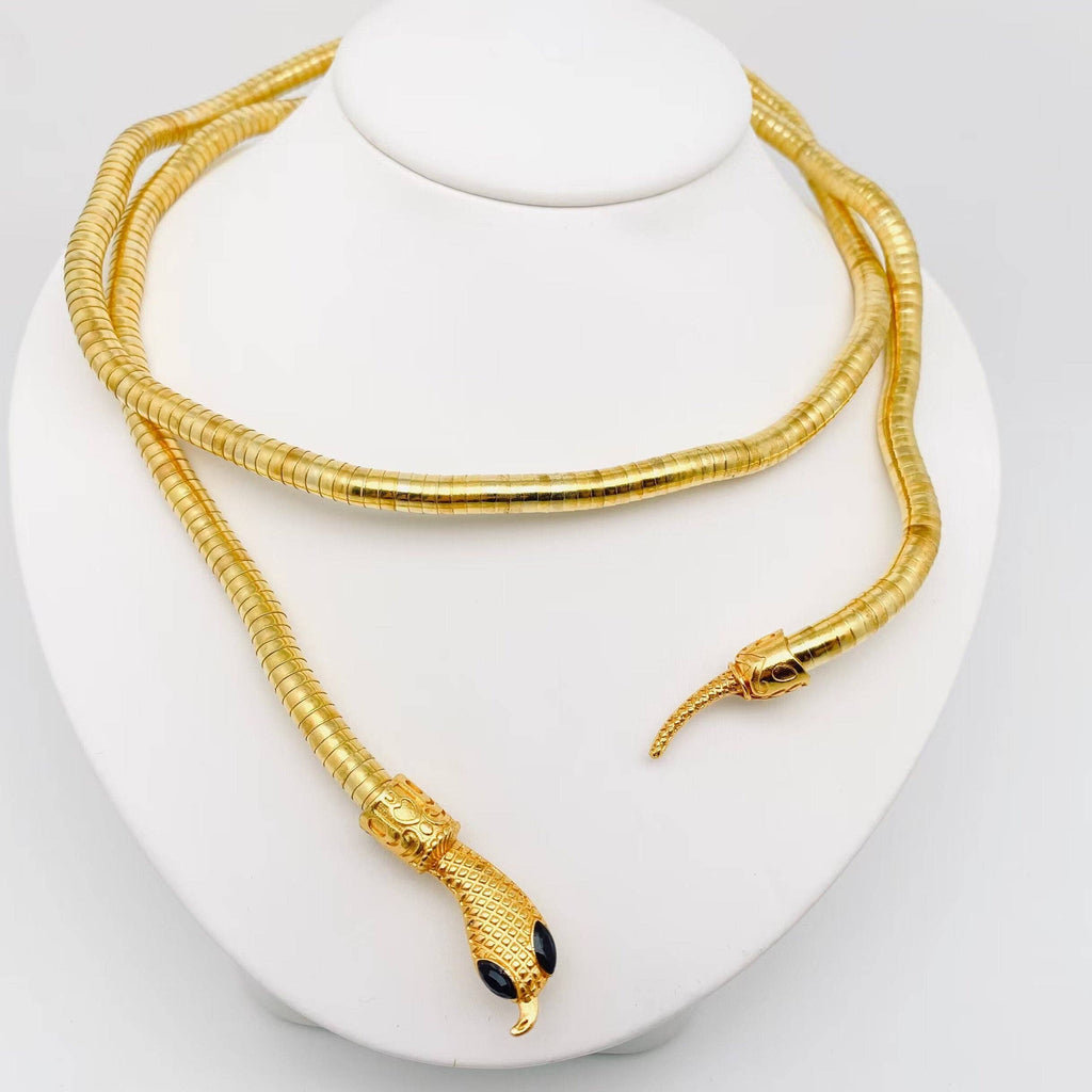 Wrapped Snake Necklace | Bracelet: Silver