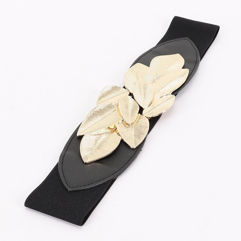 Metal Petal Stretch Belt