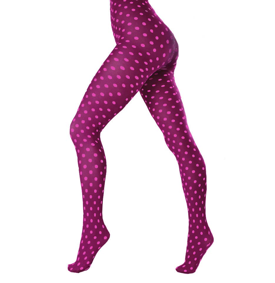 Polka Dot Printed Tights