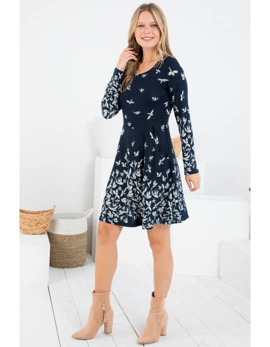 Flock Of Seagulls Sweater Dress
