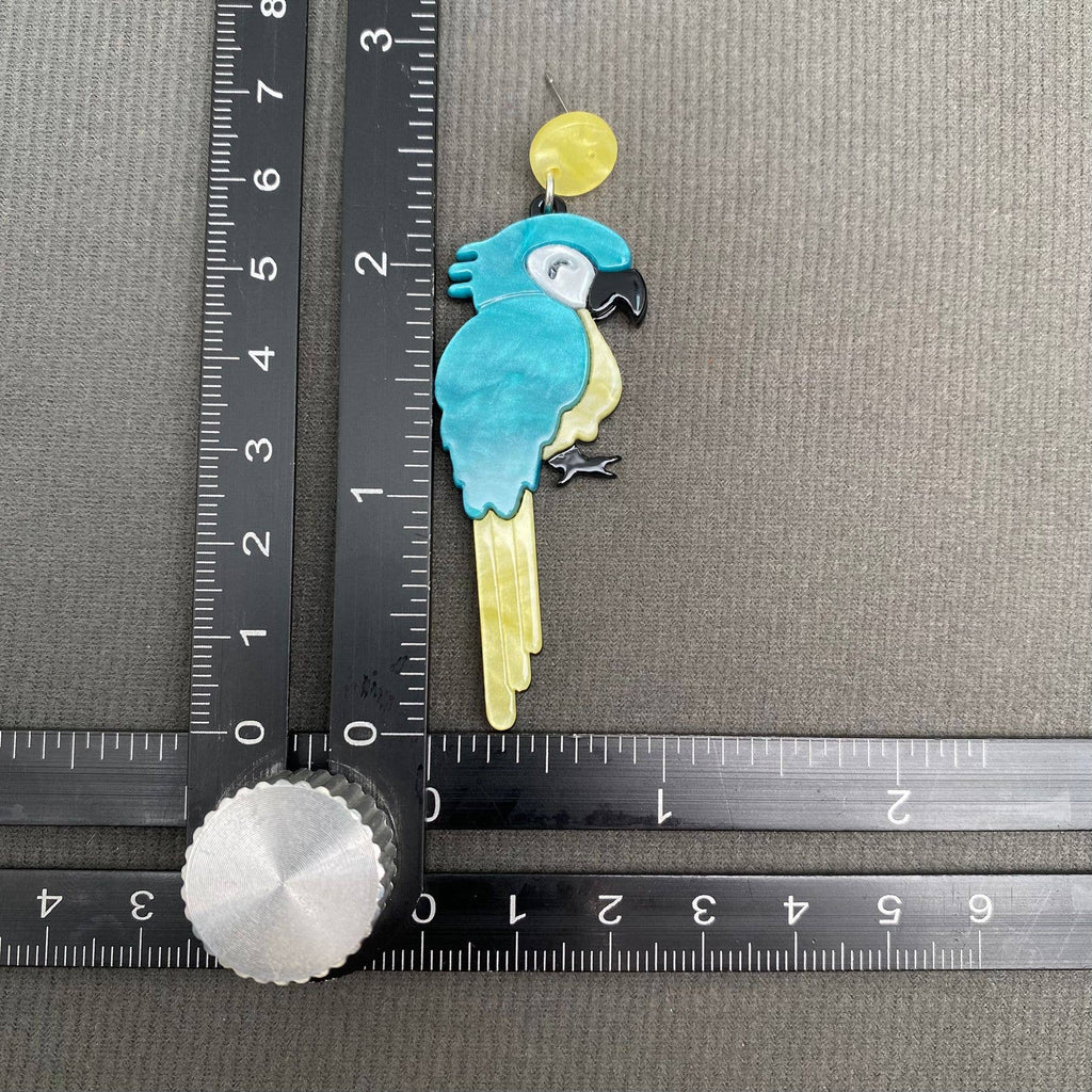 Acrylic Parrot Earrings