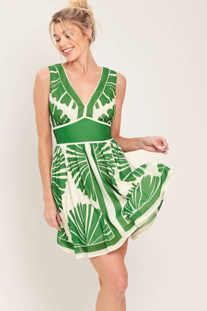 Tiki Time Mini Dress