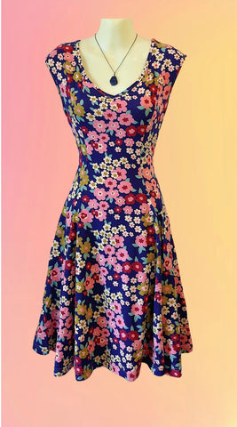 Fierce Floral One-Shoulder Dress