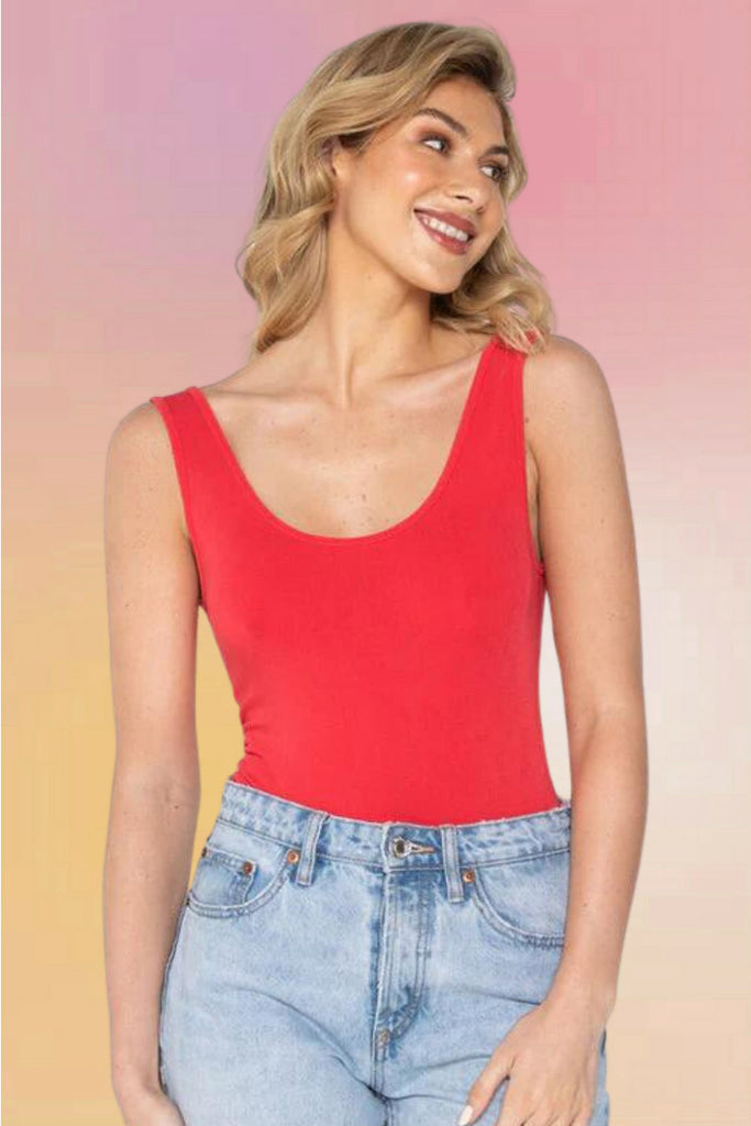Bamboo Tank Top: Goji