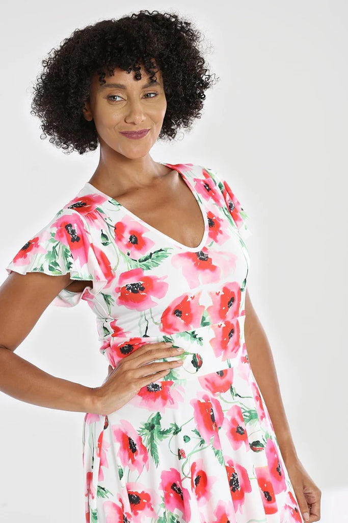 Through The Poppy Fields Dress