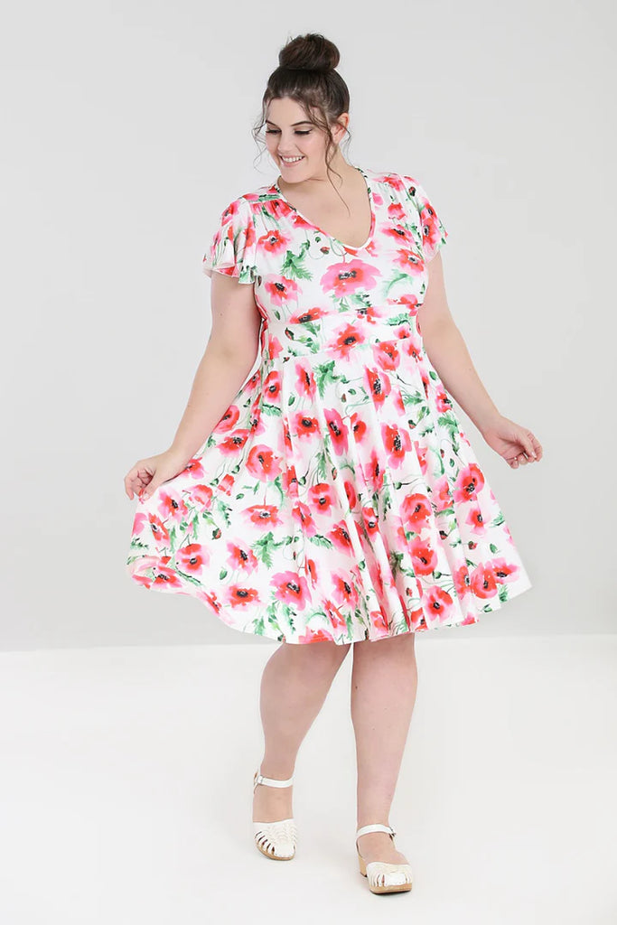 Through The Poppy Fields Dress