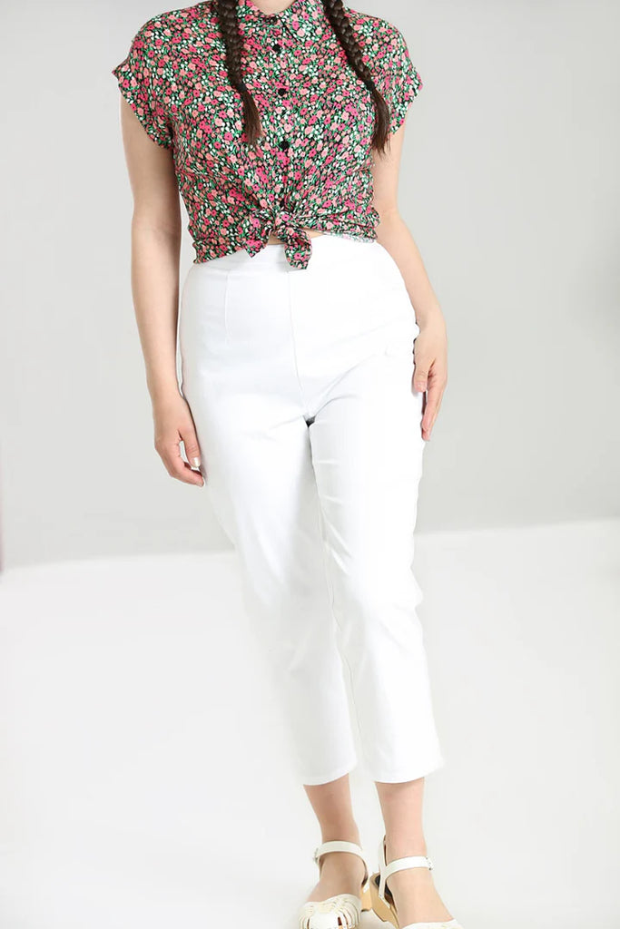 Classic White Pencil Pants