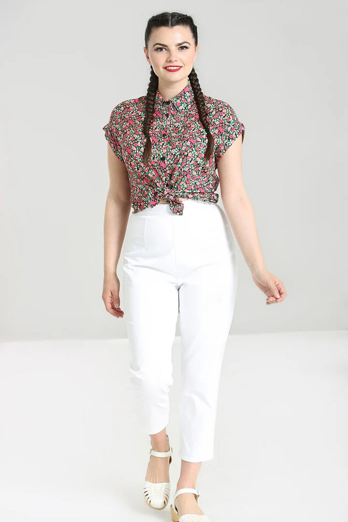 Classic White Pencil Pants