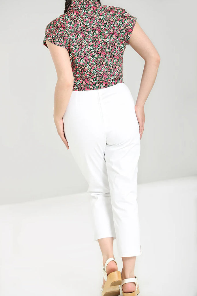 Classic White Pencil Pants