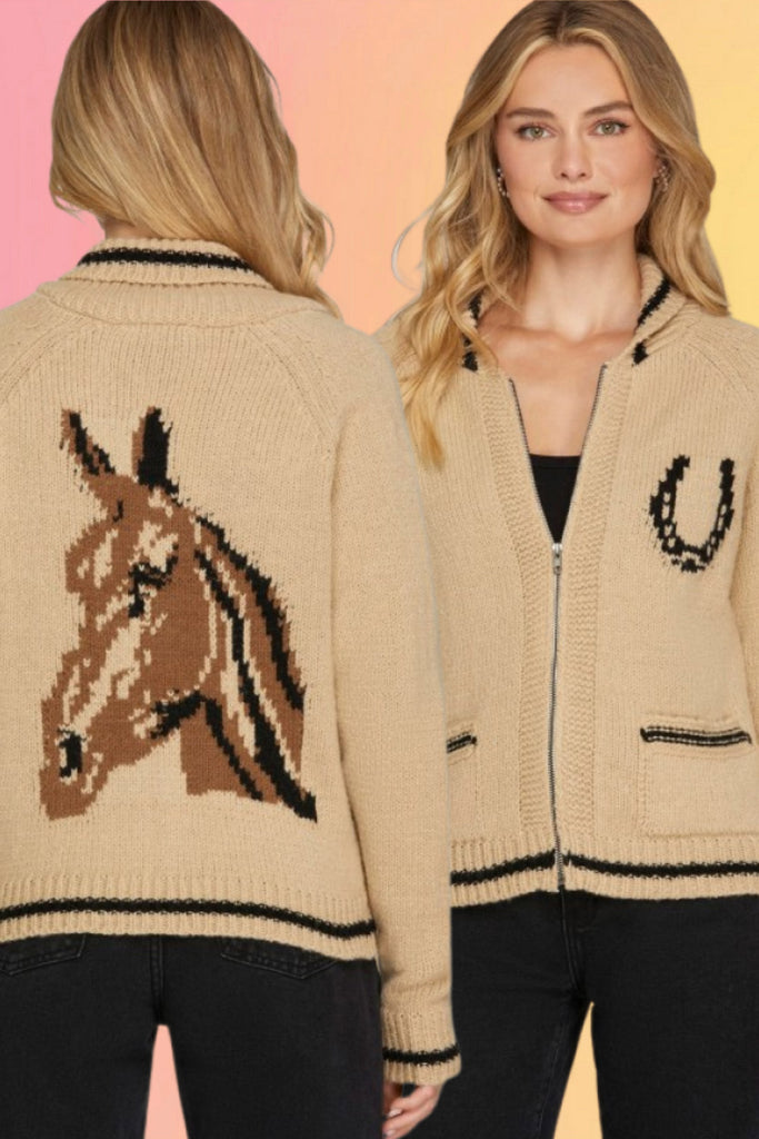 Horsing Around Cardigan