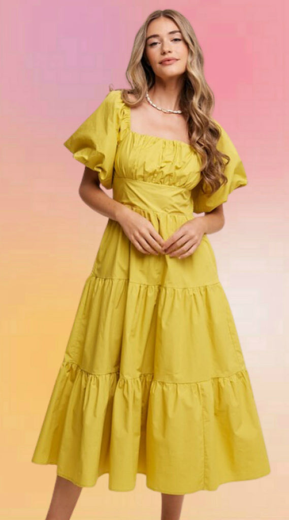 Lemon Grass Garden Dress