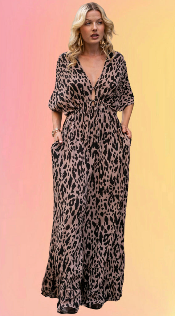 Leasure Leopard Jumpsuit