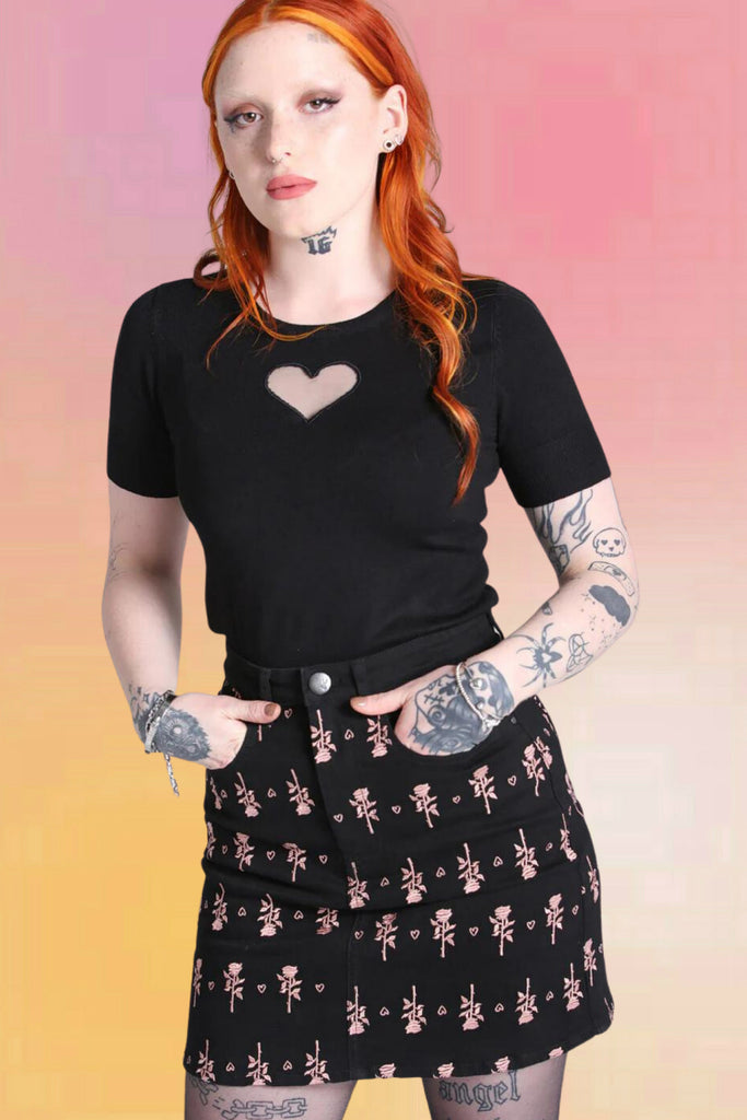 The Lover Embroidered Skirt