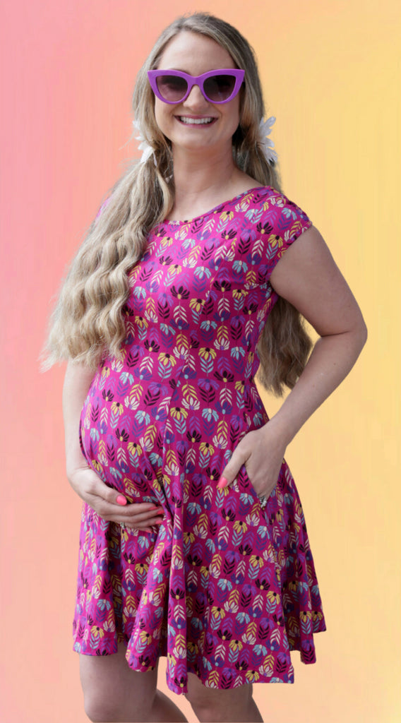 Florentina Fuchsia Dress