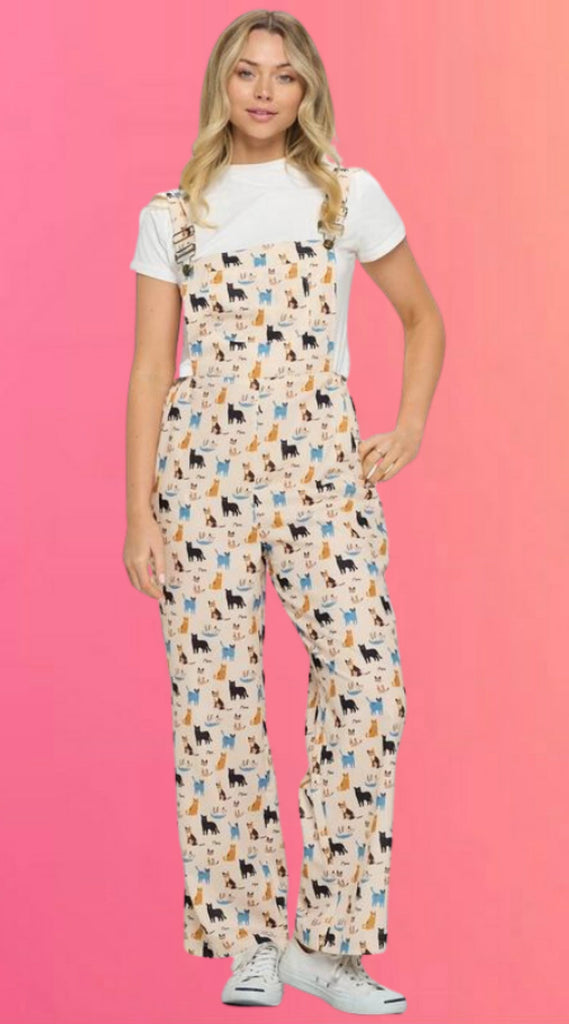 Light & Lovely Meow Overalls