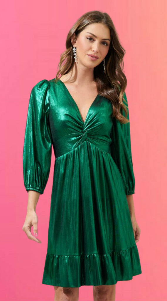Mirage Metallic Dress